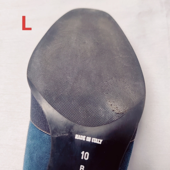 ROBERTO CAPUCCI Blue Heels Size 10 Made in Italy - Picture 9 of 17